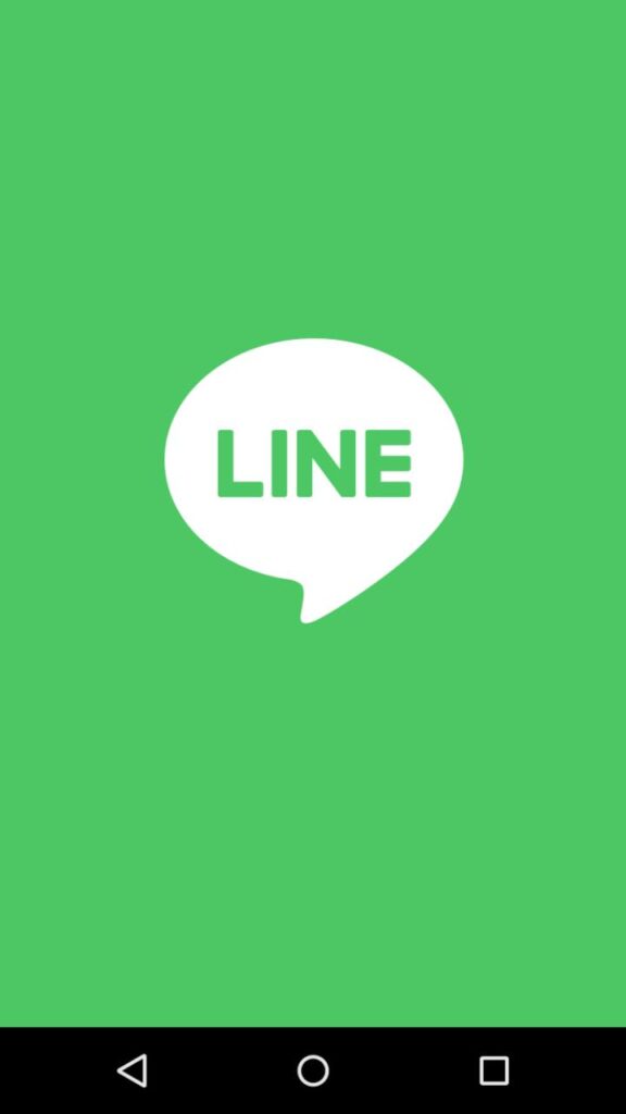 LINE起動画面